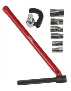 Clé écrou Robinet + 7 Embouts + Mâchoire | 261470 - Virax | IFD Outillage