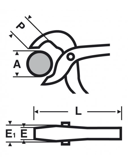 Clé Serre-tube Suédois 1.1/2'' Spécial Tube | 010449 - Virax | IFD Outillage – Image 2