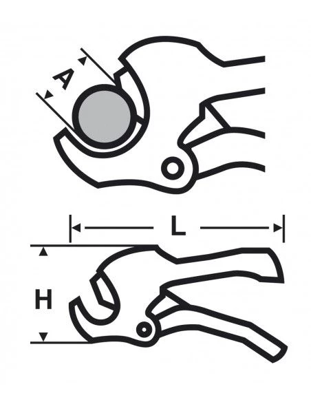 Coupe-tube PVC Plastique PC32 32 Mm - 215032 - Virax | IFD Outillage – Image 3