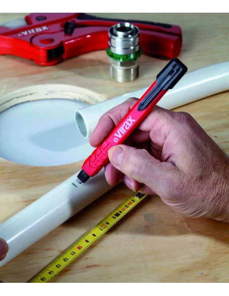 Crayon De Chantier à Mine + 2 Recharges | 262710 - Virax | IFD Outillage – Image 2