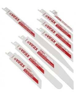 Pack 5 Lames Scie Sabre 6-10 Dents/" 225 Mm | 046010 - Virax | IFD Outillage